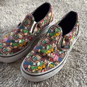 Vans Multicolor Super Mario Slip-On Shoes
